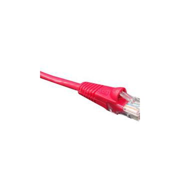 UTP Cat.5e Patch Cord Cap Molded Boot Red Color