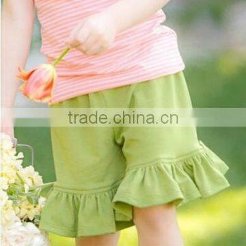 hot sale persnickety sexy short hot pant for girl cotton shorts bottom cotton ruffle shorts for girl