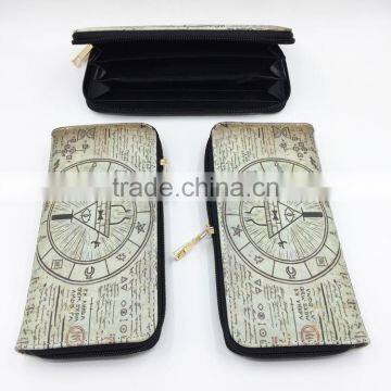 Cosplay Gravity Falls PU Puse Wholesale Fashion Anime Long Style Wallet