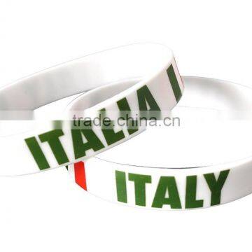 Hot Promotion/embossed Silicone Bracelet/print Silicone Wristband/silicone Bracelets