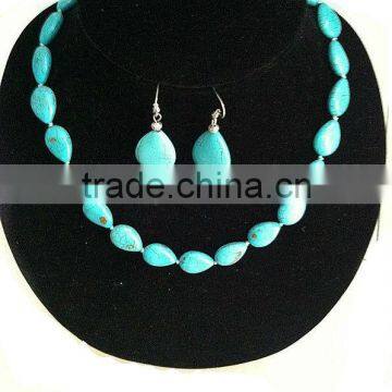 Hot Sale Kallaite Jewelry Set Fashion Jewelry Customized Jewelry 4 Different Stone Shapes photo-4
