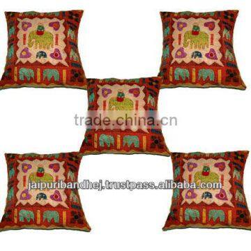 latest embroidered cushions covers