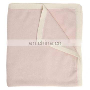 Hot sale knitting pattern soft cashmere blankets in China