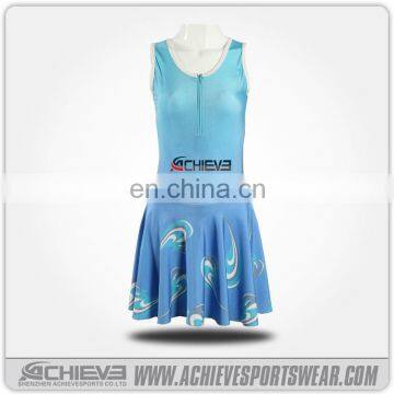 lastest blue netball dress designs cheap price