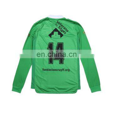 Sublimation Mens Soccer Training Suits Unisex Green Training Jersey Kit photo-2