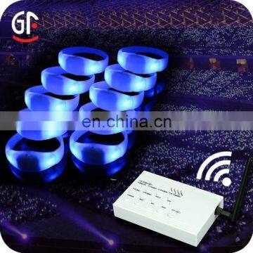 Wholesale Plastic Wedding Columns Over 1000 Meters Fashion RFID Radio Controlled Silicone Bracelet