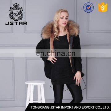 Whoesale price black faux fur jacket top quality long faux fur coats for women