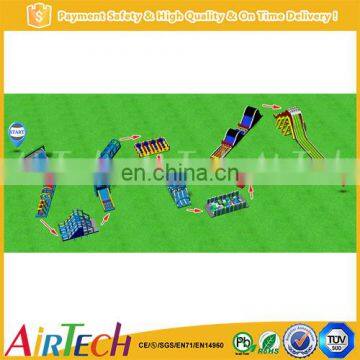 New design inflatable obstacle course obstacle run obstacle 5k for fun