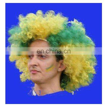 Ukraine football fan wig football fans wig