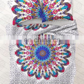 Indian Mandala Duvet Doona Cover Bohemian Ethnic Duvet Cover With Pillow Cover Decor