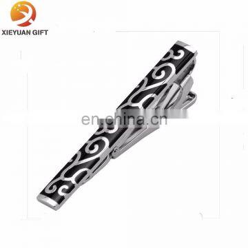 top design black and white men tie clip for cloth