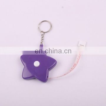 mini plastic tape measure with key chain