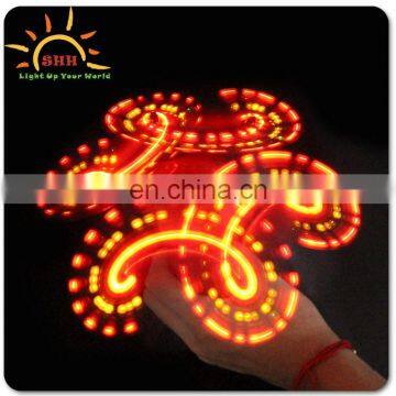 Fashion led flashing mini high quality fan for summer day