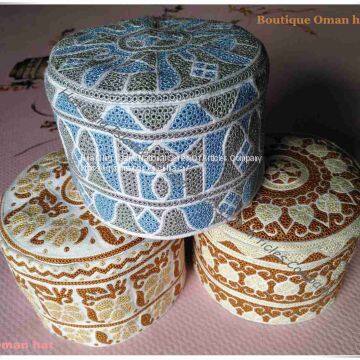 Oman hat / Muslim cap / Arabian cap  /  Muslim embroidered cap /  embroidered cap