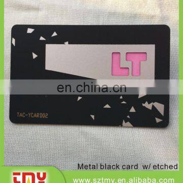Durable and High Quality Business Promotional Matte Black Visa Card photo-4