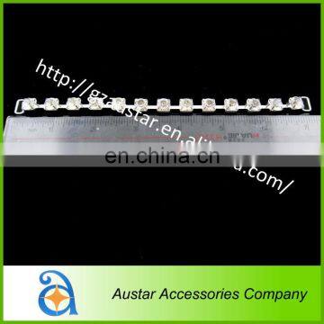 Hot sell single row SS28 rhinestone connector handband