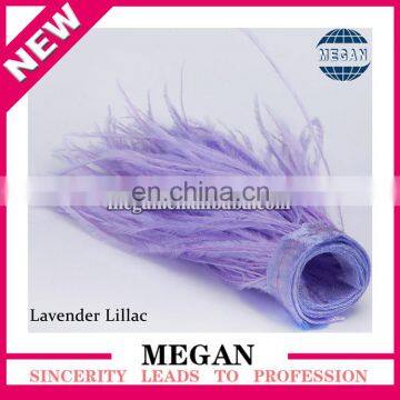 Good Quality natural purple ostrich feather trim