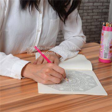 Wall size coloring books printing for adults and groups activities