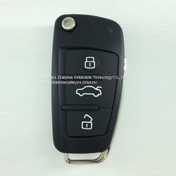 3 Button Audi Remote Control Flip Key for A4 231G photo-3