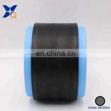 Black Carbon Inside Conductive Nylon Filaments 60D/9F Cross Section Outer Ring Type Anti-static Yarn-XTAA200 photo-2
