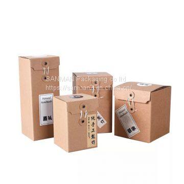 Wholesale kraft box food packaging brown box