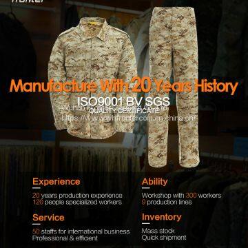 Wholesale T/C 65/35 Military Camouflage Battle Dress Uniform Bdu photo-3