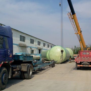 Fiberglass Storage Tanks Industrial Waste Water Treatment Grp Underground Septic