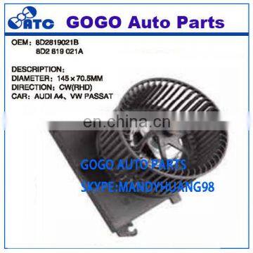 High Quality Car Air Conditioner Heater Blower Motor For Audi a4 VW PASSAT 8D2819021B 8D2 819 021A