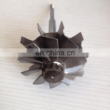 HX40 journal bearing turbine shaft 67X76mm 10 blades for turbocharger