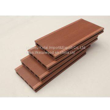 Length Customized Surface Grooved Wpc Crack-resistant Decking Hollow Wpc Outside Decks Outdoor Decking Wpc Board photo-4