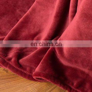 Tex-cel OEM100% Polyester Microfiber Super Soft Worm Touch Solid Flannel Fleece Blanket photo-6