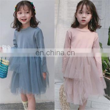 Girl's skirt irregular mesh dress Princess Dress autumn 20 new children's wear