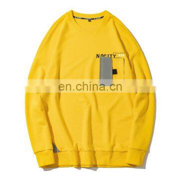 Autumn New Korean Trend Men's Wear Student Hooded Long Sleeve Loose Letter Couple Wear Round Neck Sweatshirt