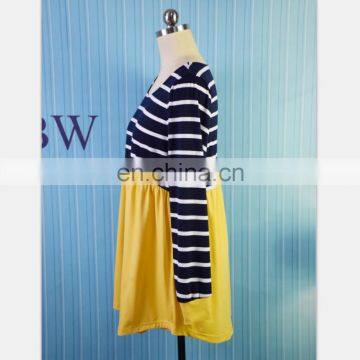 2019 New Kids Girls Dresses Family Set Women Top Long Sleeve Striped Splice (this Link for MOM) photo-5