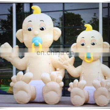 Giant Outdoor PVC Tarpaulin Advertising Promotion Big Baby Character Inflatable