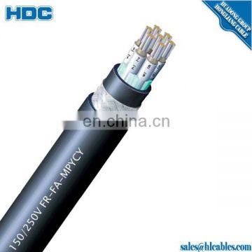 TPYC EPR/XLPE/PVC/NR+SBR insulated rubber Marine Shipboard Power Cable SHRRF