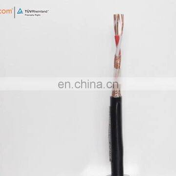 Copper Electrical Wire PVC Insulated Overall Screened Control Cable 4 Cores 1.5mm2 Indoor And Outdoor