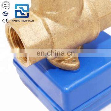 CR01 CR02 CR05 hot water control valve micro valve 3 way T port  mini electric motor operated valve