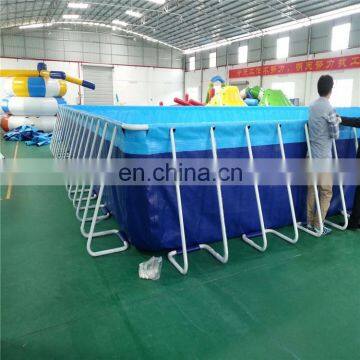 Summer Amusement Water Park Equipment Metal Frame Swimming Pool With Cheap Price For Sale