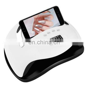 2021 new arrivals portable 168W Nail Lamp UV LED Nail Dryer Light for Gel Nail Polish with 4 Timer Setting