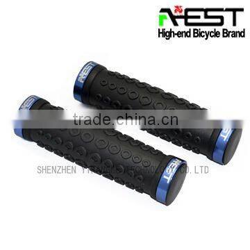 AEST TPR Rubber Bicycle Handle Bar Grips YGR91BL