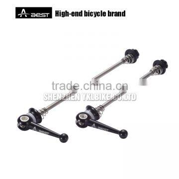 Bike quick release skewers, titanium material bicycle axle, bike accessories wholesale