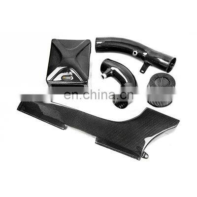 New Listing High Performance Carbon Fiber Air Intake Box Hood Trim Engine Air Intake Kit For AUDI RS3 TTRS