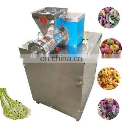 High Efficiency Stainless Steel Fusilli Spiral Noodle Pasta Macaroni Spaghetti Pasta Extruder Making Machine