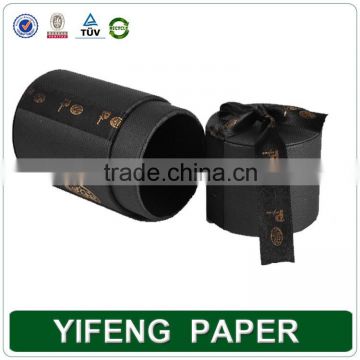 cardboard packaging boxes with metal lid & bottom cardboard cylinder packaging box