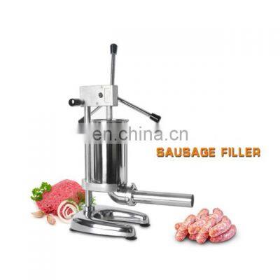 Vertical Sausage Stuffers Stainless Steel Meat Filling Machine With 4 Funnels Food Processors Household Or Commercial price