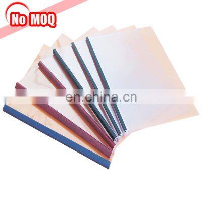 NO MOQ Professional Manufacture crystal a4 pvc thermal binding cover sheet