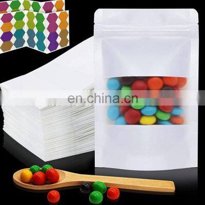 Hot Sales Colorful Food Grade Material Ecological Flat Bottom Kraft Paper Bag photo-2