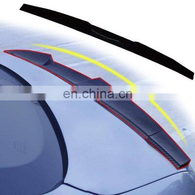 Gloss Black PVC Material Carbon Fiber Universal rear spoiler for Mercedes benz w117 w204 w203 w205 w213 w212 w211 c204 c205