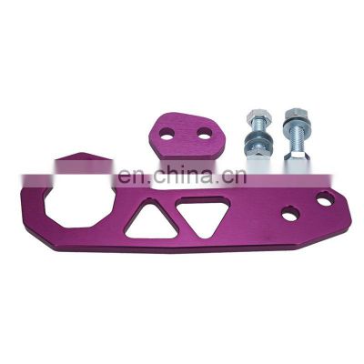 Wholesale JDM stainless steel rainbow neo chrome color  rear tow hook